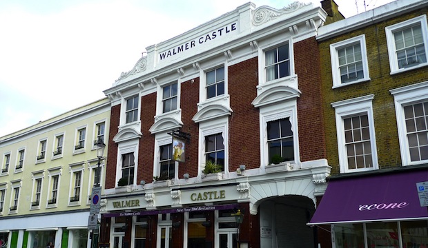 The Walmer Castle Pub in Notting Hill