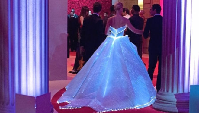 Zac Posen light up dress, Met Gala 2016 