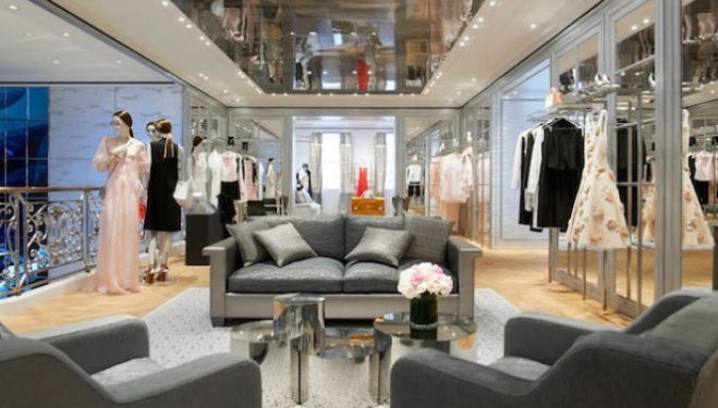 Dior flagship store opening on London's New Bond Street