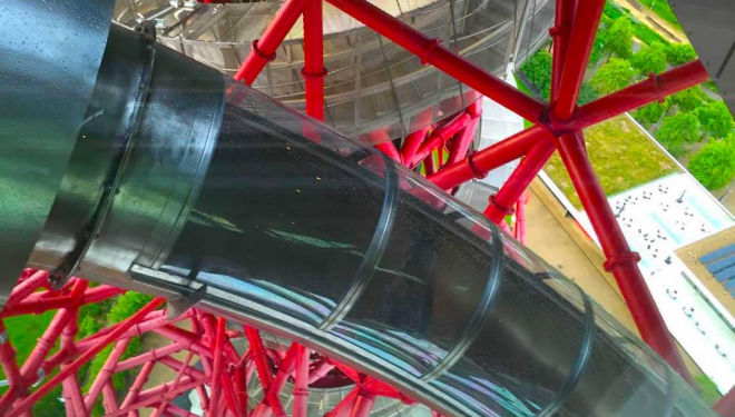 Wheeeee! We were one of the first on Carsten Höller's new slide – and we're still trembling