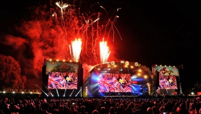 England's green and pleasant land: Proms in the park, image courtesy BBC