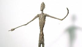 Detail: Alberto Giacometti, Man Pointing 1947, Tate. © The Estate of Alberto Giacometti (Fondation Giacometti, Paris and ADAGP, Paris), licensed in the UK by ACS and DACS, London 2016