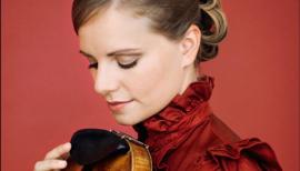 Julia Fischer is the violinist in Respighi's Autumn Poem. Photograph: Felix Broede 