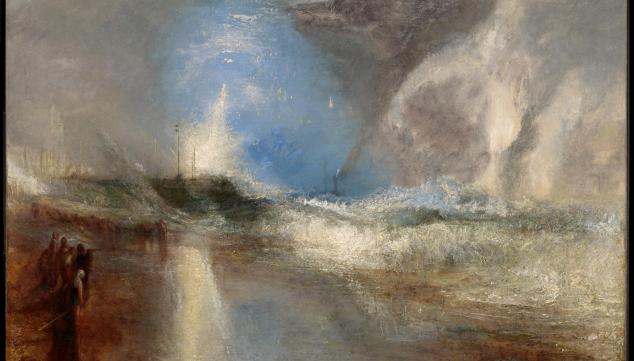 Rockets and Blue Lights (close at Hand) to warn Steam-Boats of Shoal-Water by J.M.W. Turner, 1840, oil on canvas © Sterling and Francine Clark Art Institute, Williamstown, Massachusetts, USA (photo by Michael Agee)