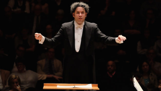 Gustavo Dudamel is the LA Phil's dynamic music director. Photo: Mark Allan