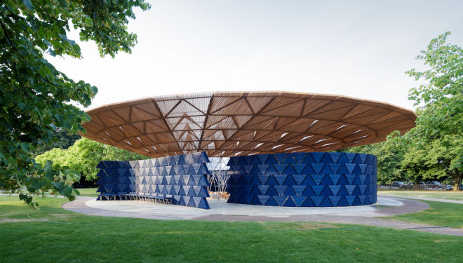 Serpentine Summer Pavilion, designed by Francis Kéré