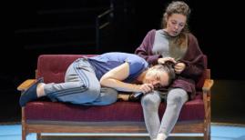 Olivia Williams and Olivia Coleman in Mosquitoes, National Theatre