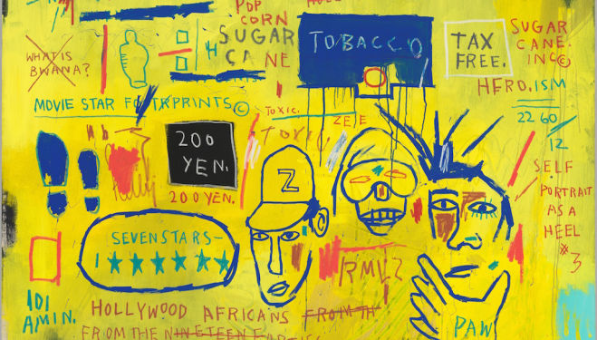 Jean-Michel Basquiat, Hollywood Africans, 1983. Courtesy Whitney Museum of American Art, New York.© The Estate of Jean-Michel Basquiat/ Artists Rights Society (ARS), New York/ ADAGP, Paris. Licensed by Artestar, New York
