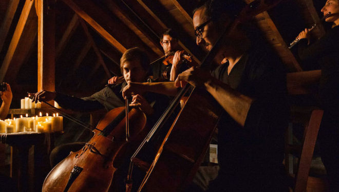 Far from the concert platform, the Arensky Orchestra unfolds a love story in music