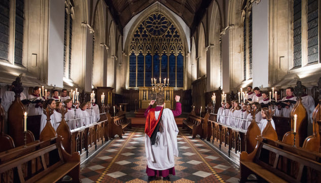 Merton College Choir, Oxford, sings at Temple Church on 12 December
