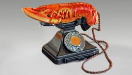 Salvador Dalí with the collaboration of Edward James, Lobster Telephone, 1938