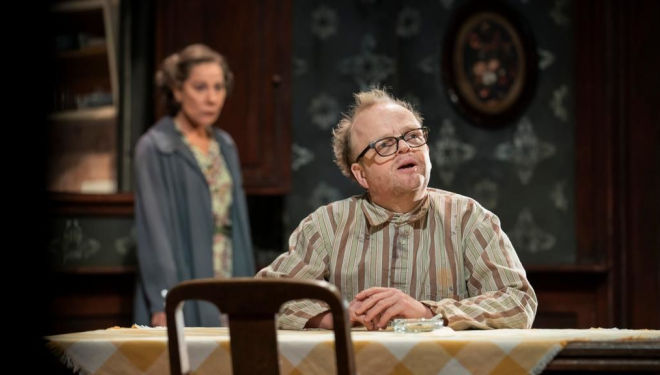 Zoë Wanamaker and Toby Jones: The Birthday Party, Harold Pinter Theatre review. Photo by Johan Persson