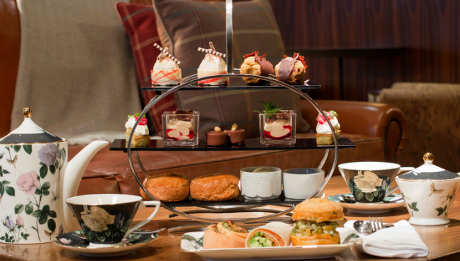 Champagne Afternoon Tea, The Den at St Martins Lane hotel 
