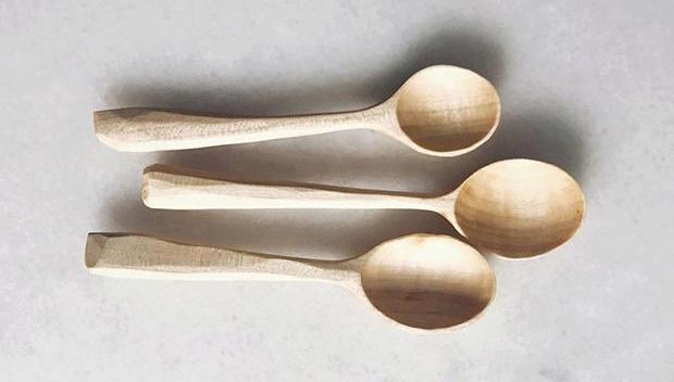 Spoon carving at Grain & Knot