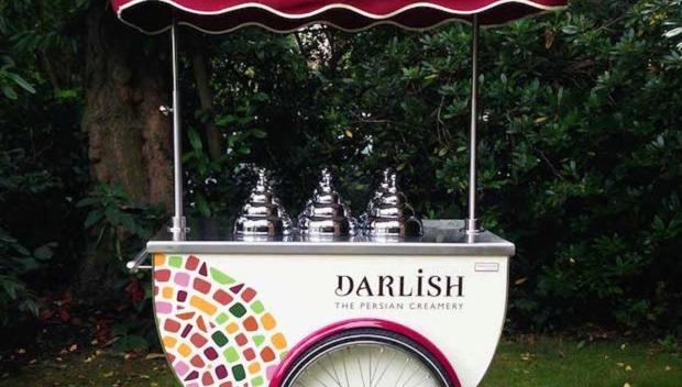 Darlish Persian ice-cream cart adds exoticism to parties