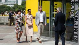 The Duke and Duchess of Sussex visit Southbank Centre. Image: Alice Boagey