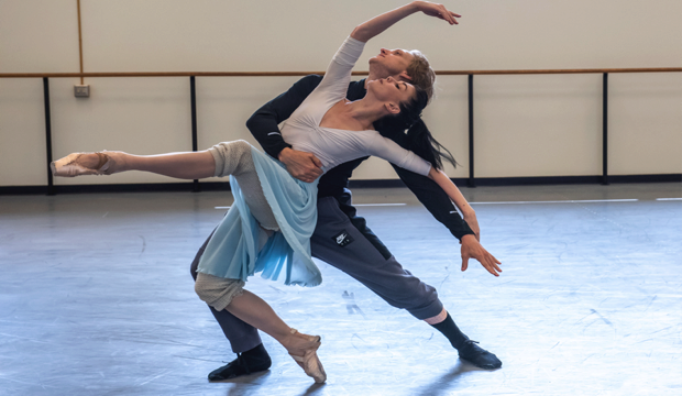 Natalia Osipova, David Hallberg in rehearsal for Pure Dance, photo Stephanie Berger