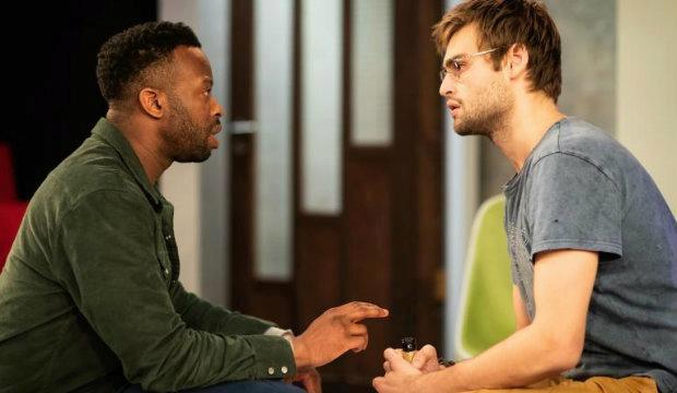 Clifford Samuel (Teddy) & Douglas Booth (Jeremy): A Guide for the Homesick. Photo by Helen Maybanks