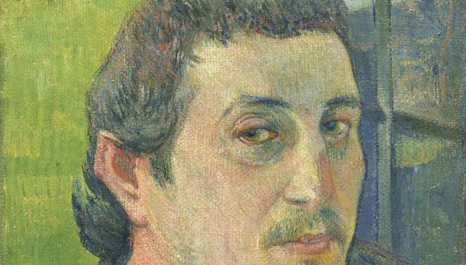 Paul Gauguin Self-Portrait Dedicated to Carrière, 1888 or 1889; National Gallery of Art, Washington, DC; Collection of Mr. and Mrs. Paul Mellon (1985.64.20);  Image courtesy of the Board of Trustees, National Gallery of Art, Washington, DC.