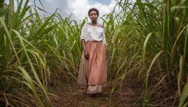 Tamara Lawrance plays July, a Jamaican slave in the 19th century