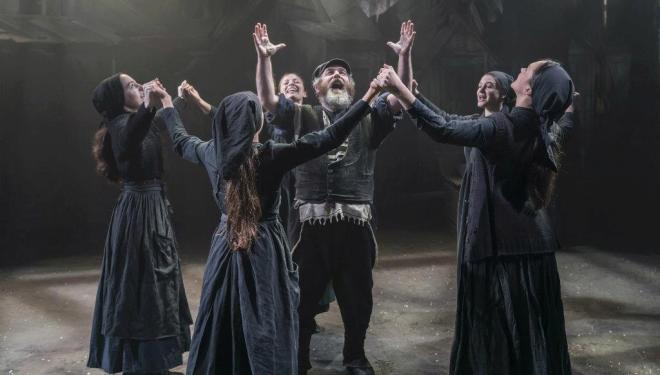 The company of Fiddler on the Roof, Menier Chocolate Factory