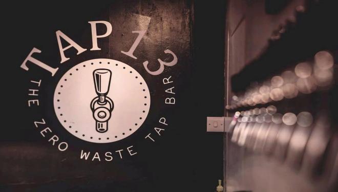 Eco-friendly drinking at Tap 13