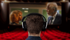 Lots of cinemas offer hearing assist headsets or audio description