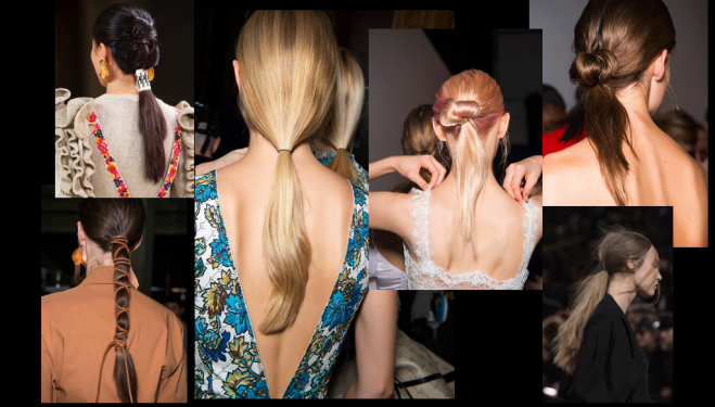 The new ponytail hair trends for S/S19 