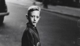 Boy stepping off the curb, NYC 1957–58, by Diane Arbus. Photograph: The Estate of Diane Arbus