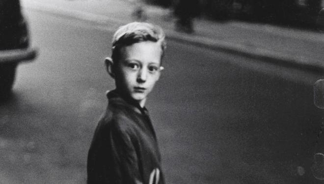 Boy stepping off the curb, NYC 1957–58, by Diane Arbus. Photograph: The Estate of Diane Arbus