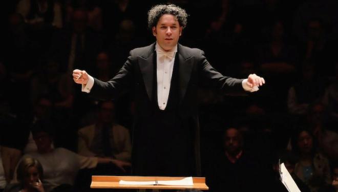 Charismatic conductor Gustavo Dudamel conducts the Los Angeles Philharmonic Orchestra's Barbican residency in November. Photo: Mark Allen