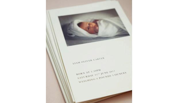 The most stylish cards to announce the birth of your baby