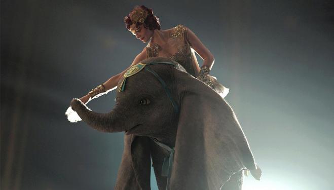 Tim Burton's Dumbo takes flight, but only briefly
