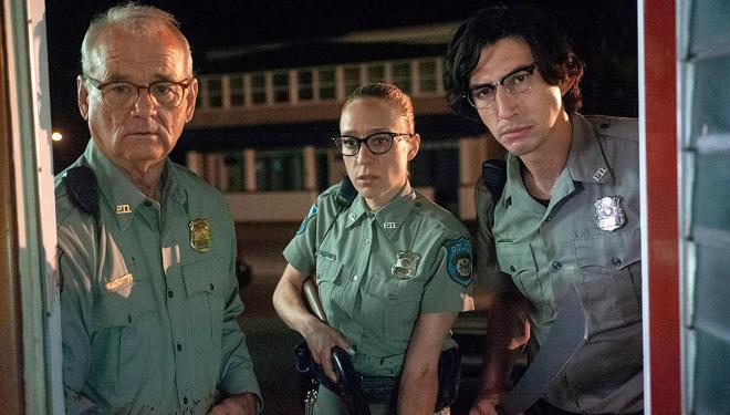 Bill Murray, Chloë Sevigny and Adam Driver in The Dead Don't Die