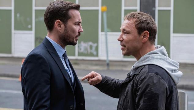 Martin Compston and Stephen Graham in Line of Duty series 5, BBC