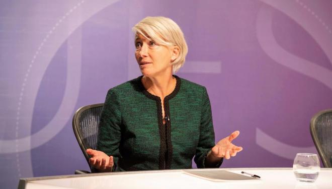 Emma Thompson in Years and Years, BBC One