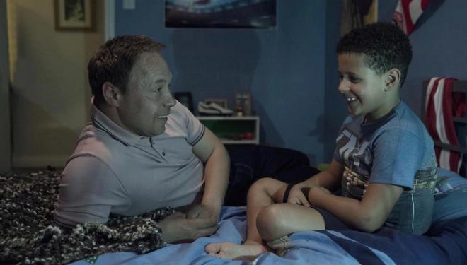Stephen Graham and Shea Michael Shaw in The Virtues, Channel 4