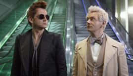 David Tennant and Michael Sheen in Good Omens, Amazon Prime