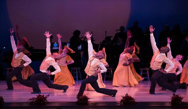 Alvin Ailey American Dance Theatre in Alvin Ailey's Revelations, photo Christopher Duggan4
