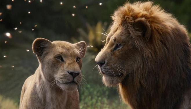 Donald Glover and Beyoncé voice Simba and Nala in Jon Favreau's The Lion King