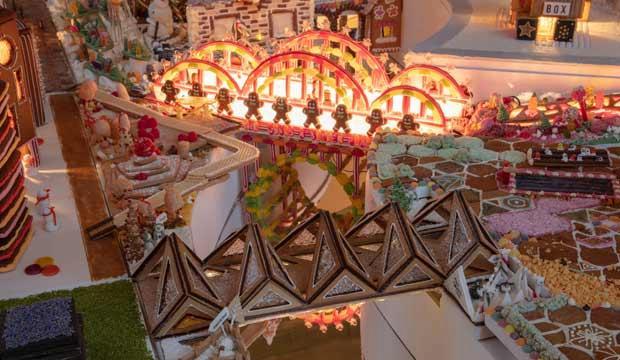 Museum of Architecture's Gingerbread City turns sweet treats into cities at Somerset House