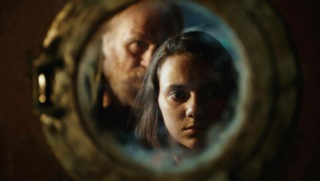 James Cosmo and Dafne Keen in His Dark Materials, BBC One