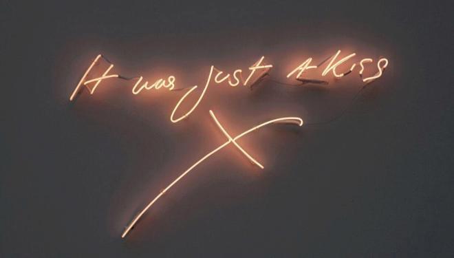 Tracey Emin. It was just a kiss, 2010. Photograph: Tracey Emin