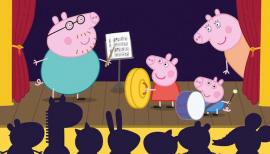 Peppa Pig welcomes children into the magical world of music