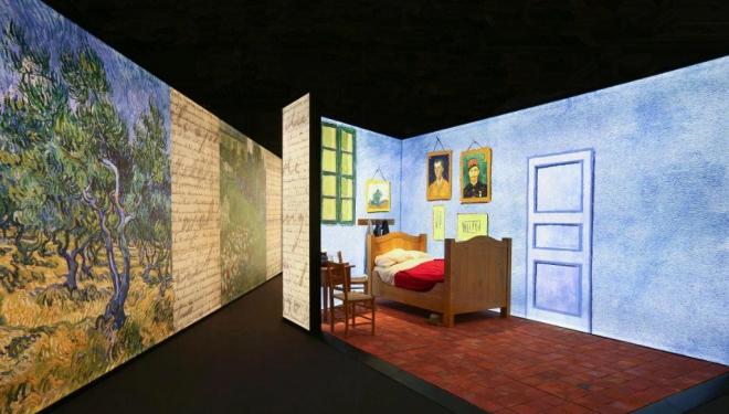 Installation view of Meet Vincent van Gogh. Image courtesy of Meet Vincent van Gogh