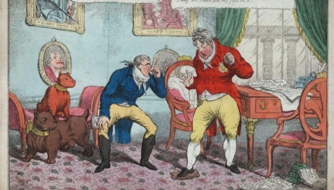 Charles Ansell Williams, He Has Put His Foot In It, 1812, copyright The Wallace Collection, image courtesy of The Wallace Collection