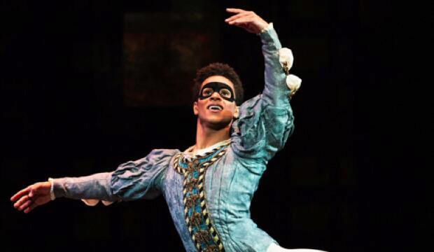 Marcelino Sambé as Romeo in the Royal Ballet's Romeo and Juliet. Photo: Helen Maybanks