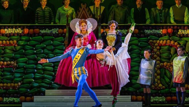 Dance and opera combine in Benjamin Britten's celebratory Gloriana. Photo: Clive Barda