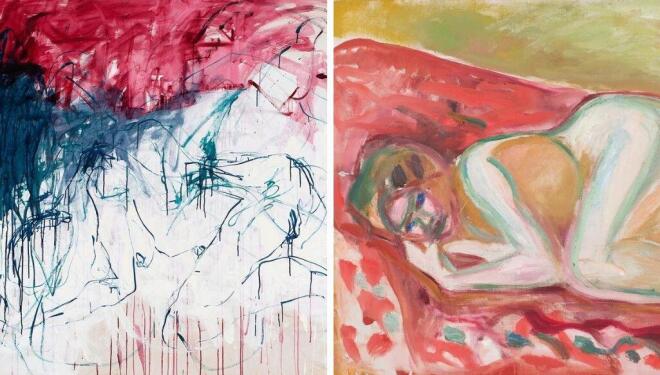 Tracey Emin/ Edvard Munch exhibition, Royal Academy