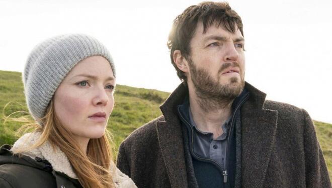 Holliday Grainger and Tom Burke in Strike - Lethal White, BBC One